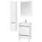 Комплект мебели белый глянец 60 см Акватон Капри 1A230101KP010 + 1WH302421 + 1A230302KP010 - 2