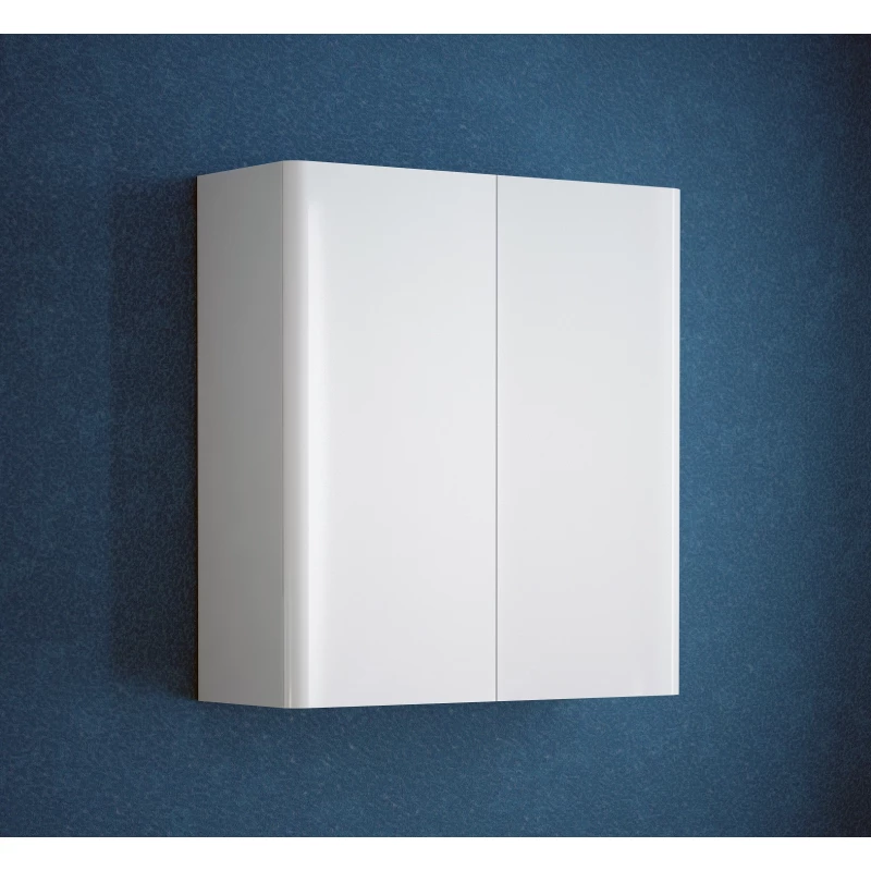 Шкаф двустворчатый 60x80 белый глянец Corozo Алабама SD-00000799