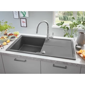 Изображение товара кухонная мойка grohe k400 серый 31641at0