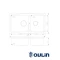 Кухонная мойка Oulin матовая сталь OL-S8203 - 3