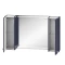Зеркальный шкаф серый глянец 103,1x63 см Edelform Nota 35690 - 3