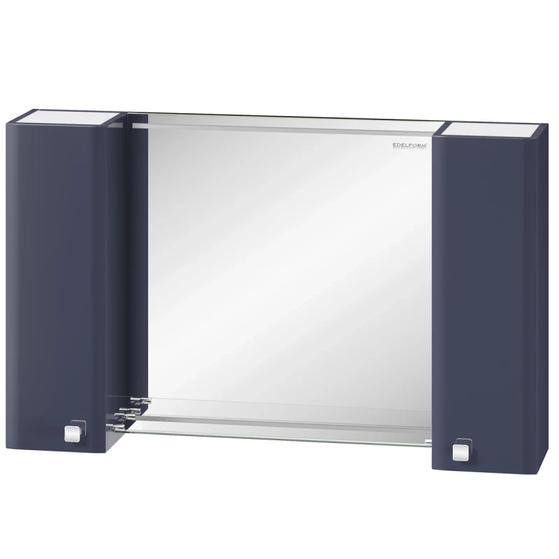 Зеркальный шкаф серый глянец 103,1x63 см Edelform Nota 35690