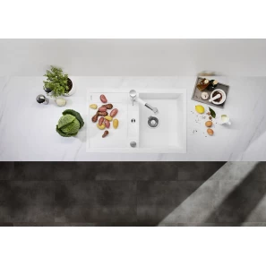 Изображение товара кухонная мойка blanco metra 45s compact темная скала 519573