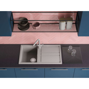 Изображение товара кухонная мойка artceramic omoikiri kitagawa 86-gr ленинградский серый 4993807