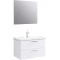 Комплект мебели белый глянец 81,5 см Aqwella Manchester MAN01082 + 4640021064733 + SM0208 - 1