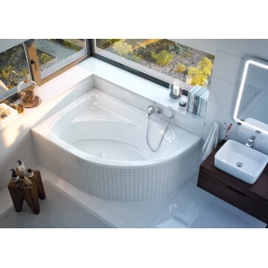 Изображение товара акриловая ванна 150x100 см левая excellent aquarella waex.arl15wh