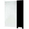 Зеркальный шкаф 58x80 см черный глянец/белый глянец R Bellezza Пегас 4610409001049 - 1