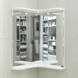 Изображение товара зеркало угловое белый глянец санта аврора 116001