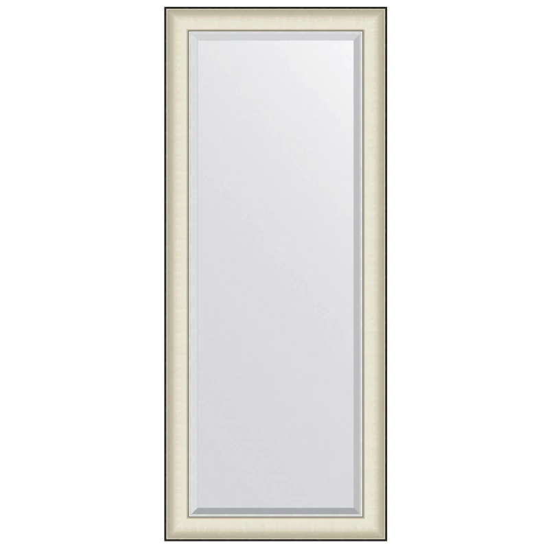 Зеркало 64x154 см белая кожа с хромом Evoform Exclusive BY 7456