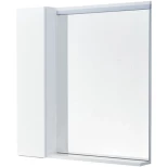 Изображение товара зеркальный шкаф 80,2x85,1 см белый глянец l акватон рене 1a222502nrc80