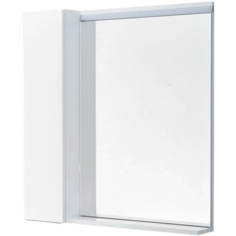 Зеркальный шкаф 80,2x85,1 см белый глянец L Акватон Рене 1A222502NRC80