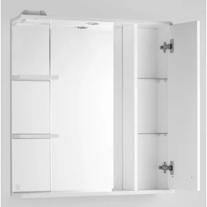 Изображение товара зеркальный шкаф 75x83 см белый глянец style line венеция лс-00000263