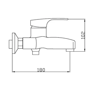 Изображение товара смеситель для ванны tsarsberg tsb-848-1207