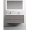 Комплект мебели серый матовый 121 см Sancos Snob T SNT120SM + CN7016 + CI1200 - 3