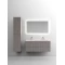 Комплект мебели серый матовый 121 см Sancos Snob T SNT120SM + CN7016 + CI1200 - 1
