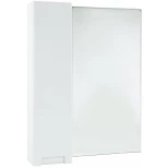 Изображение товара зеркальный шкаф 58x80 см белый глянец l bellezza пегас 4610409002015