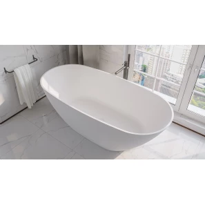 Изображение товара ванна из литьевого мрамора 160x75 см whitecross onyx d 0207.160075.200