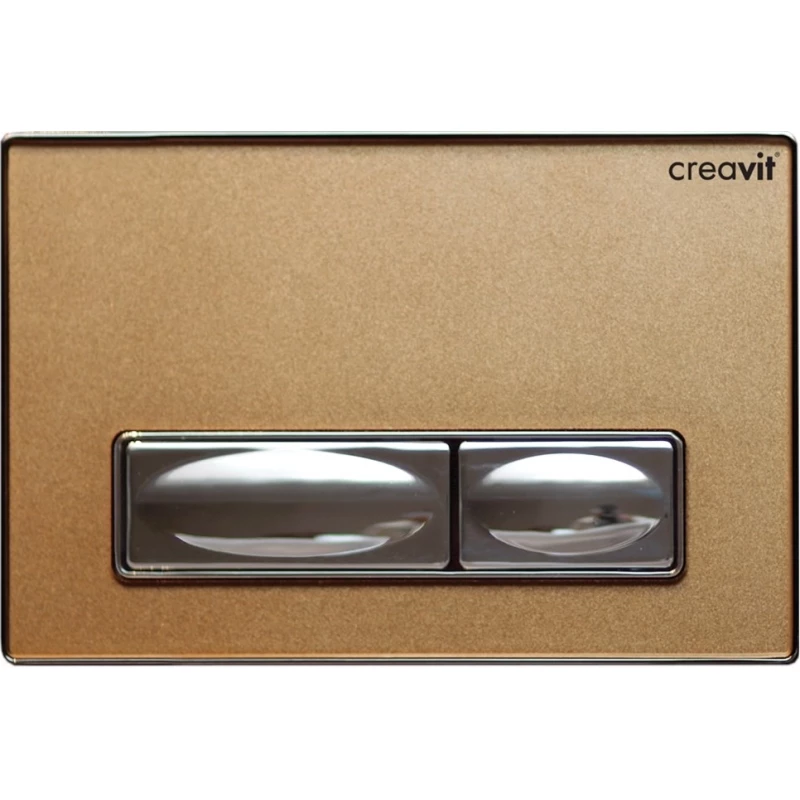 Смывная клавиша золотой/хром Creavit Design Ozel GP400800