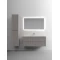 Комплект мебели серый матовый 121 см Sancos Snob T SNT120SM + CN7017 + CI1200 - 1