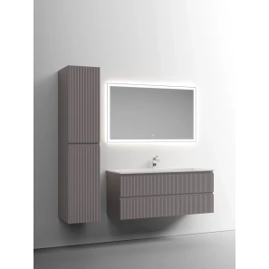 Изображение товара комплект мебели серый матовый 121 см sancos snob t snt120sm + cn7017 + ci1200