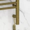 Полотенцесушитель электрический 1000x300 состаренная бронза МЭМ правый, перемычка прямая Сунержа Богема 3.0 05-5805-1030 - 3