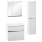 Зеркальный шкаф белый глянец 70,9x71,1 см Edelform Amata 2-789-00-S - 6