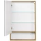 Зеркальный шкаф 55x85 см белый матовый/дуб рустикальный L/R Акватон Сканди 1A252102SDZ90 - 2