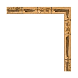 Изображение товара зеркало 34x44 см золотой бамбук evoform definite by 1330