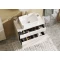 Комплект мебели светло-серый/белый матовый 80 см Акватон Марбл 1A276201MH4C0 + 732700B000 + 1A254502OL010 - 3