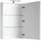 Зеркальный шкаф 60,4x90 см белый Aquanet Рондо 00189163 - 6