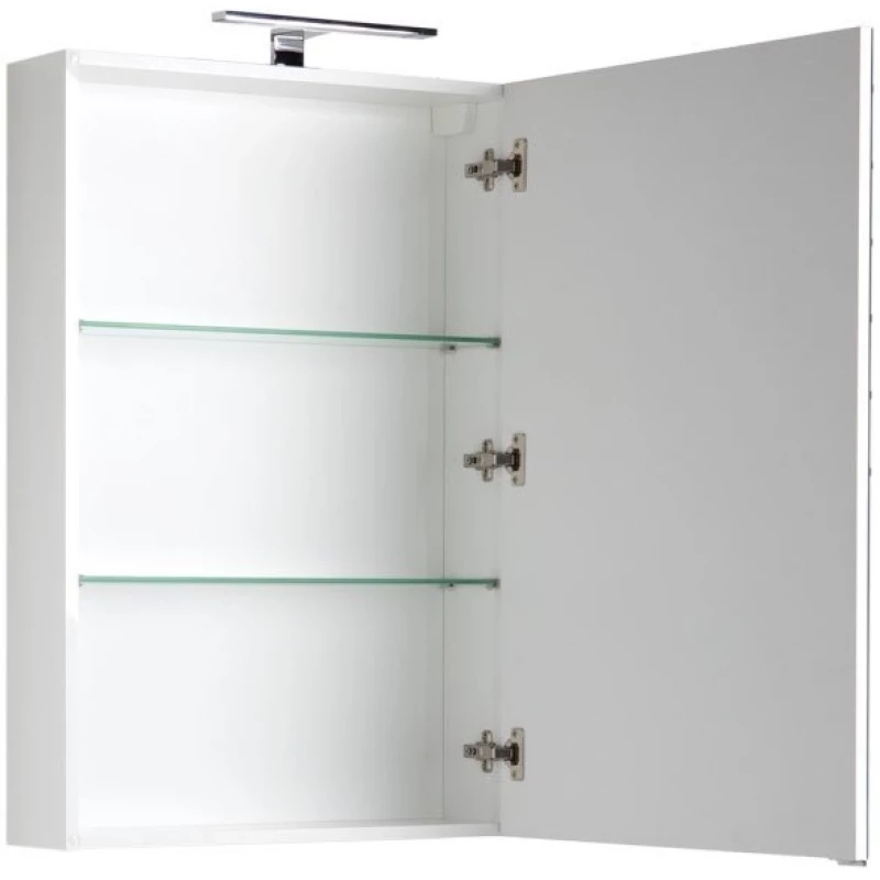 Зеркальный шкаф 60,4x90 см белый Aquanet Рондо 00189163