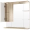 Зеркальный шкаф 80x83 см ориноко/белый глянец L Style Line Ориноко ЛС-00000637 - 2