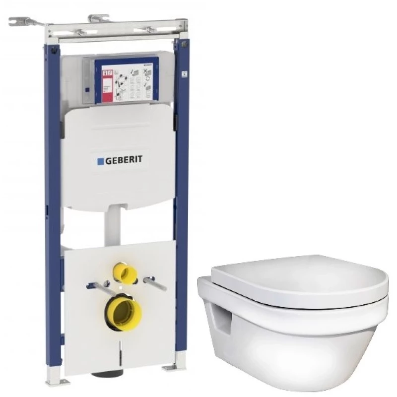 Комплект подвесной унитаз Gustavsberg Hygienic Flush 5G84HR01 + система инсталляции Geberit 111.362.00.5