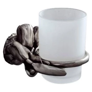 Изображение товара стакан с держателем серебро art&max tulip am-0824-t