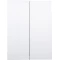 Шкаф двустворчатый белый глянец Style Line Даллас СС-00000703 - 1