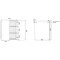 Шкаф двустворчатый белый глянец Style Line Даллас СС-00000703 - 9