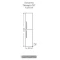 Пенал подвесной дуб шале графит R Санта Венера 521004 - 3