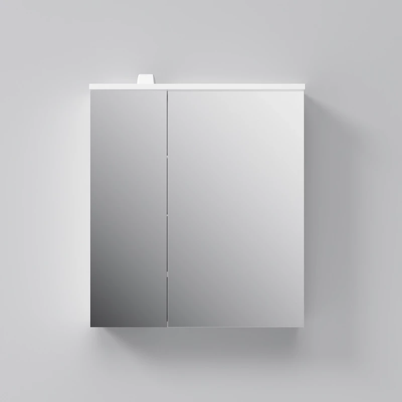 Зеркальный шкаф 60x68 см белый глянец R Am.Pm Spirit V2.0 M70AMCR0601WG