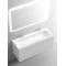 Комплект мебели белый матовый 121 см Sancos Snob T SNT120W + CN7016 + CI1200 - 7