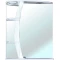 Зеркальный шкаф 60x72 см белый глянец R Bellezza Луна 4612609001010 - 1