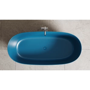 Изображение товара ванна из литьевого мрамора 164,5x75,5 см salini s-sense sofia light, покраска по ral полностью 103711grf