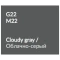 Пенал подвесной облачно-серый глянец с бельевой корзиной Verona Susan SU303(L)G22 - 2