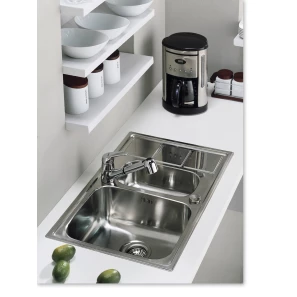 Изображение товара кухонная мойка полированная сталь longran lotus ltp780.500 15xt8p