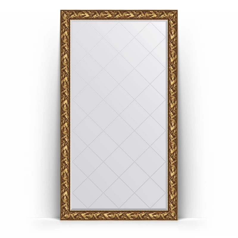 Зеркало напольное 114x203 см византия золото Evoform Exclusive-G Floor BY 6364