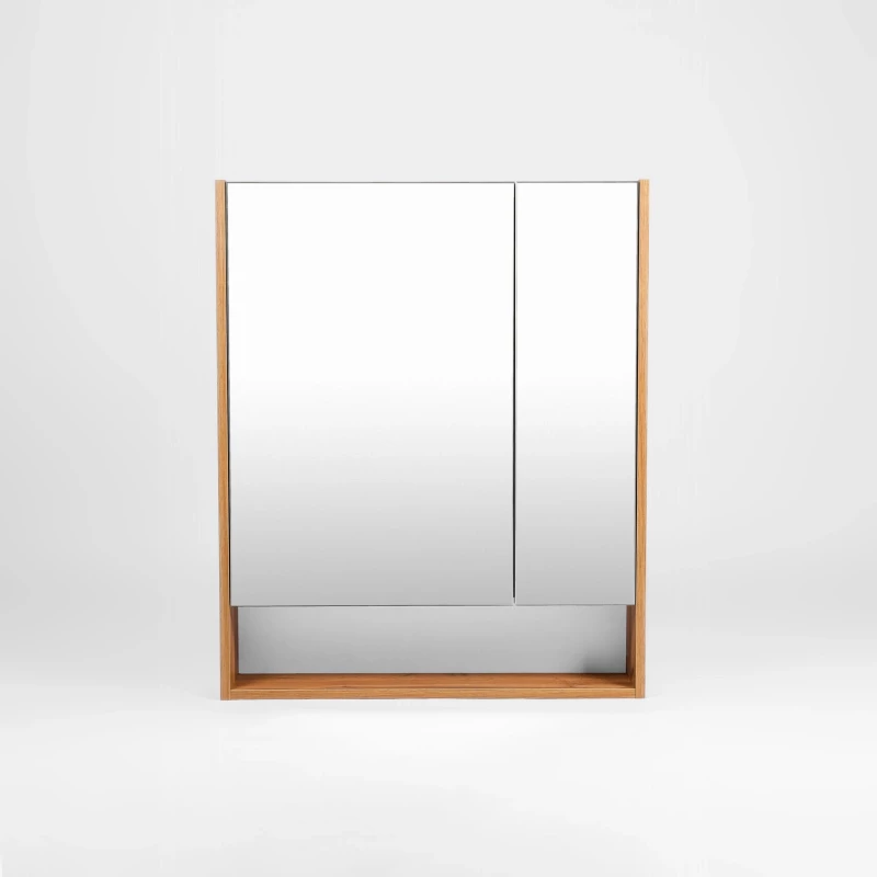 Зеркальный шкаф 80x85 см дуб вотан L/R Viant Мальта VMAL80-ZSH