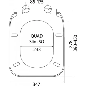 Изображение товара сиденье для унитаза с микролифтом berges quad slim so 018203