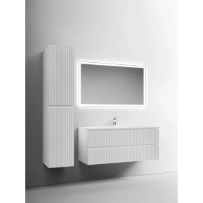 Изображение товара комплект мебели белый матовый 121 см sancos snob tsnt120w + cn7017 + ci1200