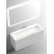 Комплект мебели белый матовый 121 см Sancos Snob TSNT120W + CN7017 + CI1200 - 8