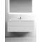 Комплект мебели белый матовый 121 см Sancos Snob TSNT120W + CN7017 + CI1200 - 7
