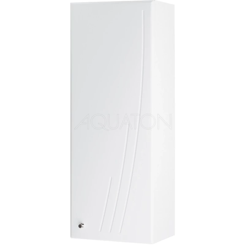 Шкаф одностворчатый подвесной 30,5x81,8 см белый глянец R Акватон Минима 1A001803MN01R